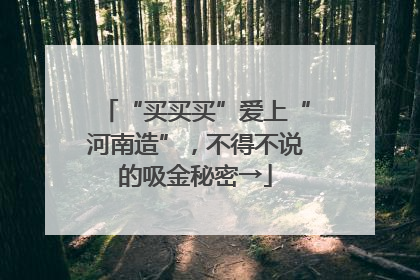 “买买买”爱上“河南造”，不得不说的吸金秘密→
