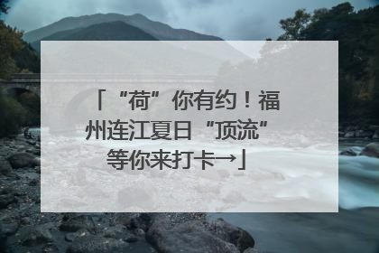 “荷”你有约！福州连江夏日“顶流”等你来打卡→