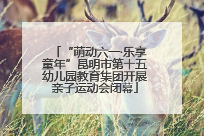 “萌动六一·乐享童年”昆明市第十五幼儿园教育集团开展亲子运动会闭幕