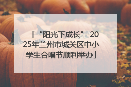 “阳光下成长” 2025年兰州市城关区中小学生合唱节顺利举办