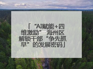 “AI赋能+四维激励” 海州区解锁干部“争先抓早”的发展密码