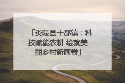 炎陵县十都镇：科技赋能农耕 绘就美丽乡村新画卷