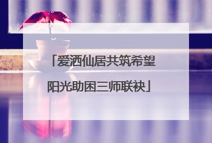 爱洒仙居共筑希望 阳光助困三师联袂