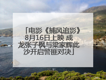 电影《捕风追影》8月16日上映 成龙张子枫与梁家辉此沙开启警匪对决