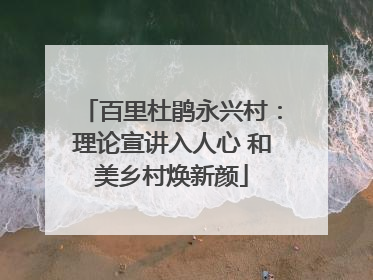 百里杜鹃永兴村：理论宣讲入人心 和美乡村焕新颜