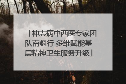 神志病中西医专家团队南疆行 多维赋能基层精神卫生服务升级