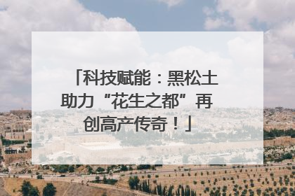 科技赋能：黑松土助力“花生之都”再创高产传奇！