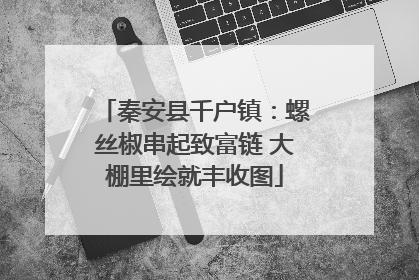 秦安县千户镇：螺丝椒串起致富链 大棚里绘就丰收图