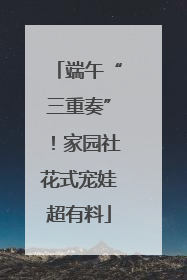 端午“三重奏”！家园社花式宠娃超有料