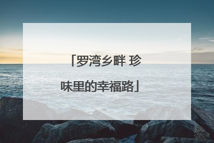 罗湾乡畔 珍味里的幸福路