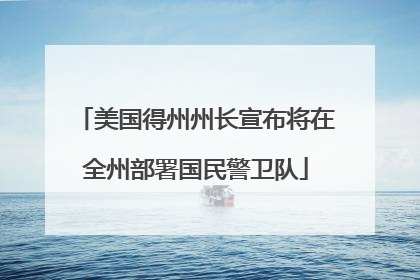 美国得州州长宣布将在全州部署国民警卫队