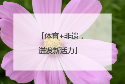 体育+非遗，迸发新活力