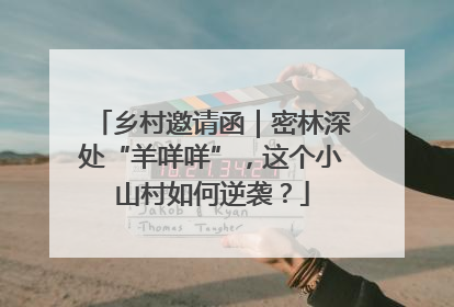 乡村邀请函｜密林深处“羊咩咩”，这个小山村如何逆袭？