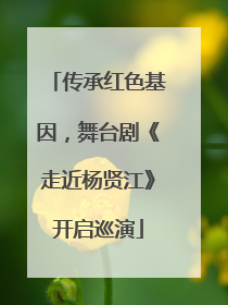 传承红色基因，舞台剧《走近杨贤江》开启巡演