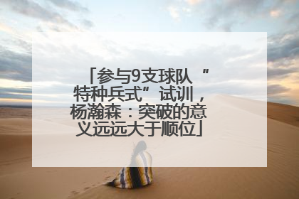 参与9支球队“特种兵式”试训，杨瀚森：突破的意义远远大于顺位