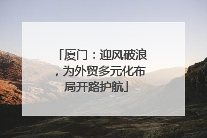 厦门：迎风破浪，为外贸多元化布局开路护航