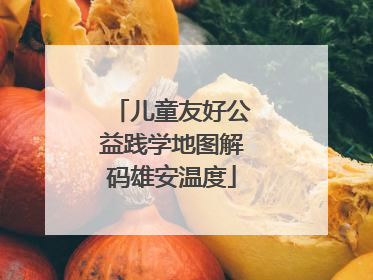 儿童友好公益践学地图解码雄安温度