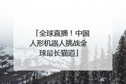 全球直播！中国人形机器人挑战全球最长猫道