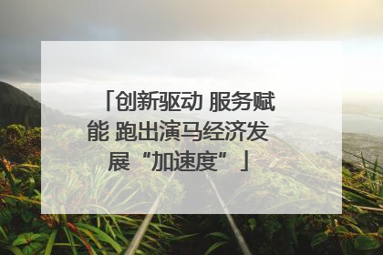 创新驱动 服务赋能 跑出演马经济发展“加速度”
