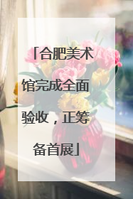 合肥美术馆完成全面验收，正筹备首展