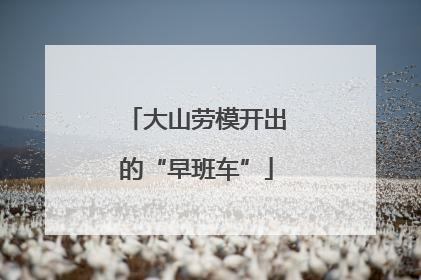 大山劳模开出的“早班车”