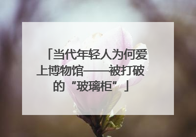 当代年轻人为何爱上博物馆——被打破的“玻璃柜”