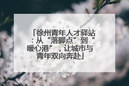 徐州青年人才驿站：从“落脚点”到“暖心港”，让城市与青年双向奔赴