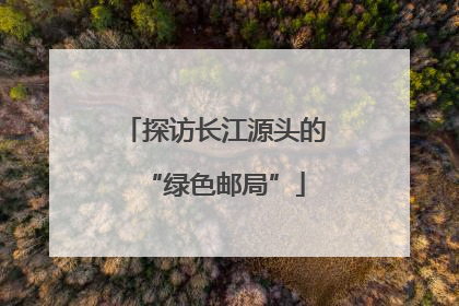 探访长江源头的“绿色邮局”
