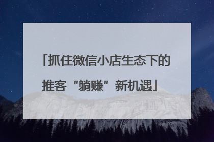 抓住微信小店生态下的推客“躺赚”新机遇