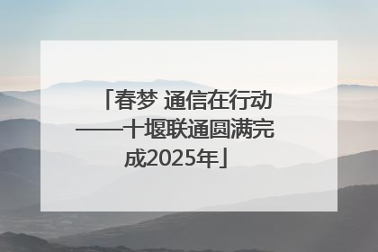 春梦 通信在行动——十堰联通圆满完成2025年