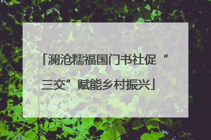 澜沧糯福国门书社促“三交”赋能乡村振兴