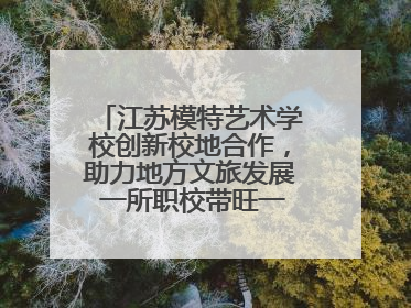 江苏模特艺术学校创新校地合作，助力地方文旅发展 一所职校带旺一个街区