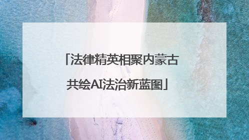法律精英相聚内蒙古 共绘AI法治新蓝图