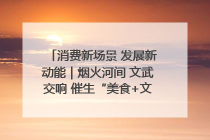 消费新场景 发展新动能｜烟火河间 文武交响 催生“美食+文化”消费新场景
