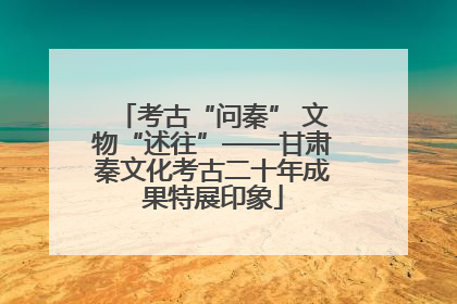 考古“问秦” 文物“述往”——甘肃秦文化考古二十年成果特展印象