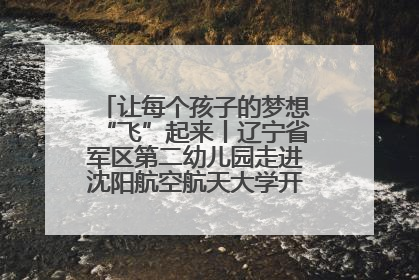让每个孩子的梦想“飞”起来丨辽宁省军区第二幼儿园走进沈阳航空航天大学开展爱国主义教育