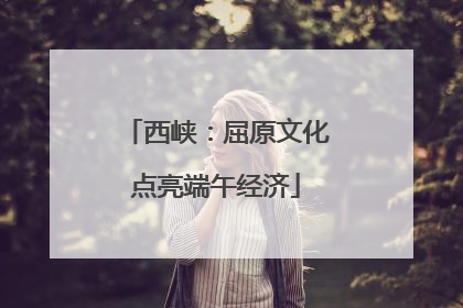 西峡：屈原文化点亮端午经济