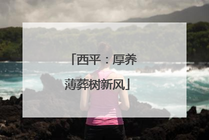 西平：厚养薄葬树新风