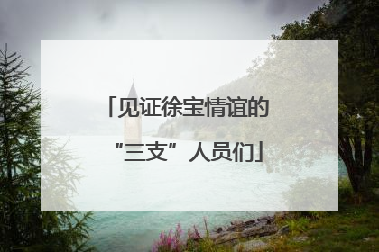 见证徐宝情谊的“三支”人员们