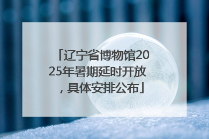 辽宁省博物馆2025年暑期延时开放，具体安排公布