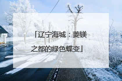 辽宁海城：菱镁之都的绿色蝶变