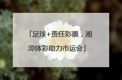 足球+责任彩票，湘潭体彩助力市运会