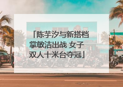 陈芋汐与新搭档掌敏洁出战 女子双人十米台夺冠