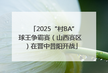2025“村BA”球王争霸赛（山西赛区）在晋中昔阳开战