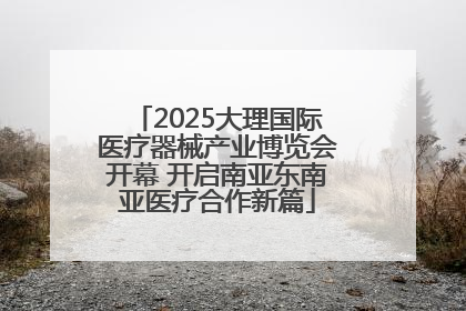 2025大理国际医疗器械产业博览会开幕 开启南亚东南亚医疗合作新篇