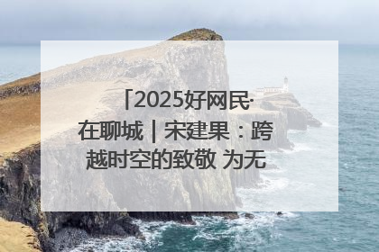 2025好网民·在聊城｜宋建果：跨越时空的致敬 为无名烈士“正名”