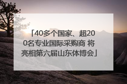 40多个国家、超200名专业国际采购商 将亮相第六届山东体博会