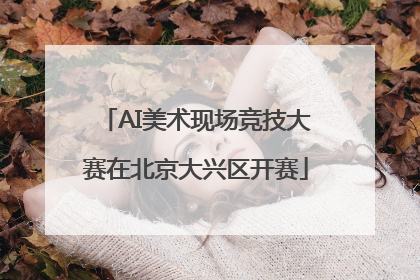 AI美术现场竞技大赛在北京大兴区开赛