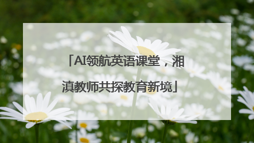AI领航英语课堂，湘滇教师共探教育新境